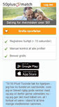 Mobile Screenshot of 50plusmatch.dk