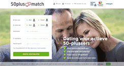Desktop Screenshot of 50plusmatch.nl