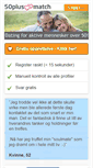 Mobile Screenshot of mobile.50plusmatch.no