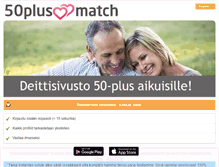 Tablet Screenshot of mobile.50plusmatch.fi